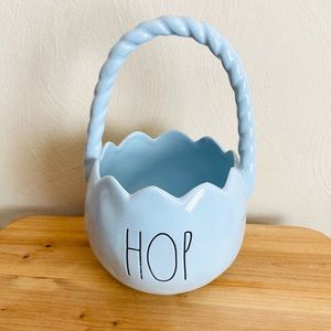 Rae Dunn Blue Easter Basket